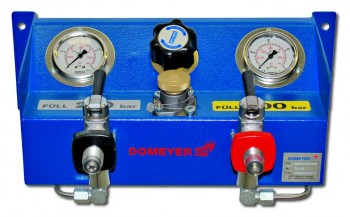 Filling panel, type 200/300 D, 1 filling valve 200 bar - 1 filling valve 300 bar
