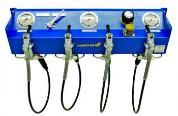 Filling panel, type 200/300 D, 1 filling valve 200 bar <br>- 3 filling valves 300 bar