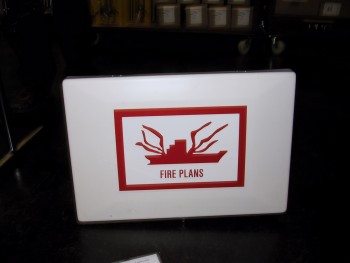 Box for Fire and Safety plans, size DIN A4